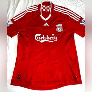 Liverpool FC 2009-10 Home Jersey - Size Large #7 Great Condition!